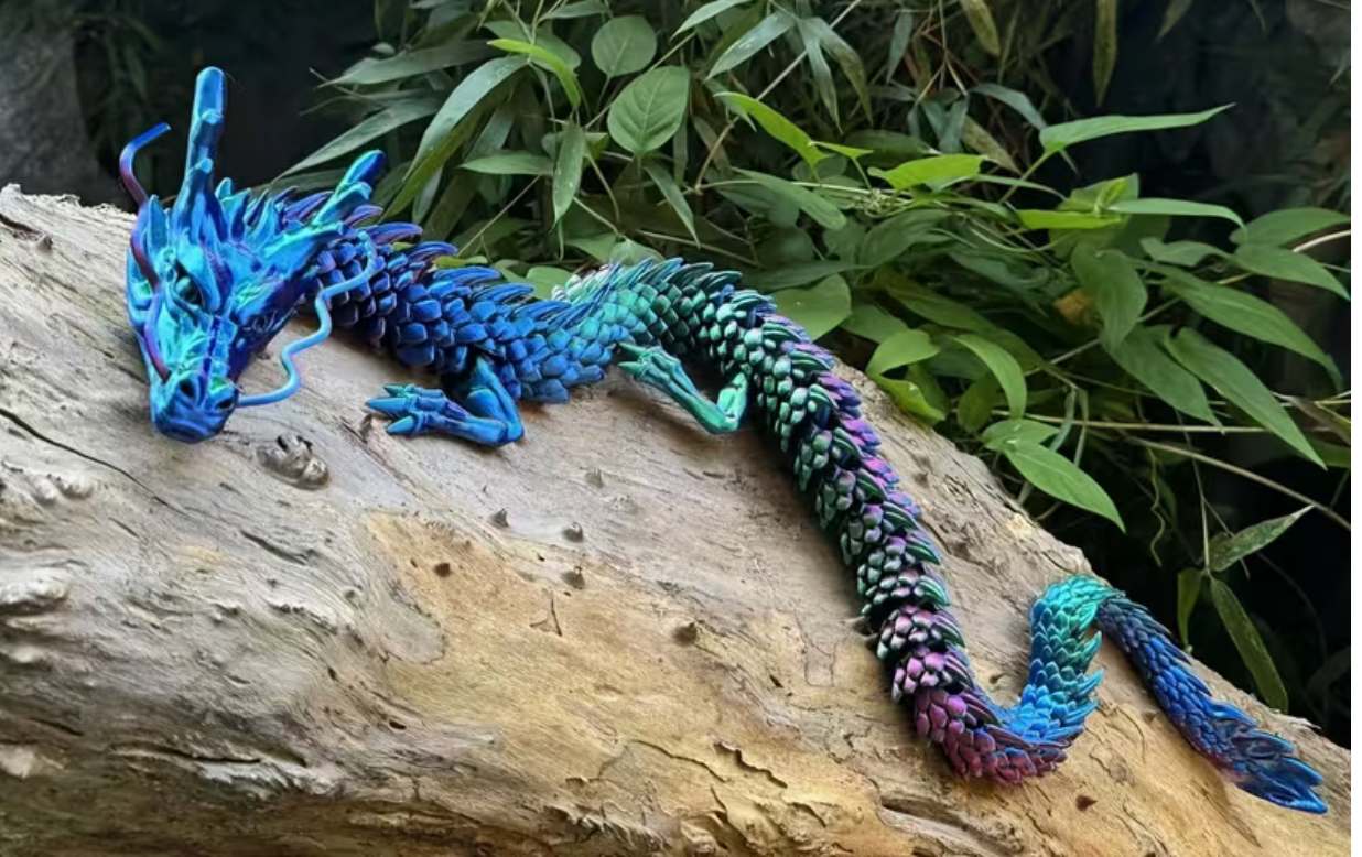 45cm Articulated Dragon – 3D Printed Collectible (Copy)