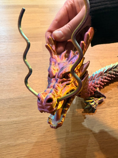 90cm Articulated Dragon – 3D Printed Collectible