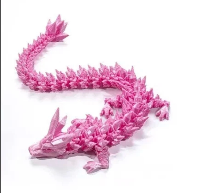 30cm Articulated Dragon – 3D Printed Collectible