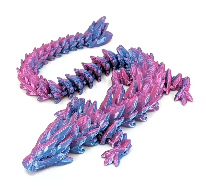 30cm Articulated Dragon – 3D Printed Collectible