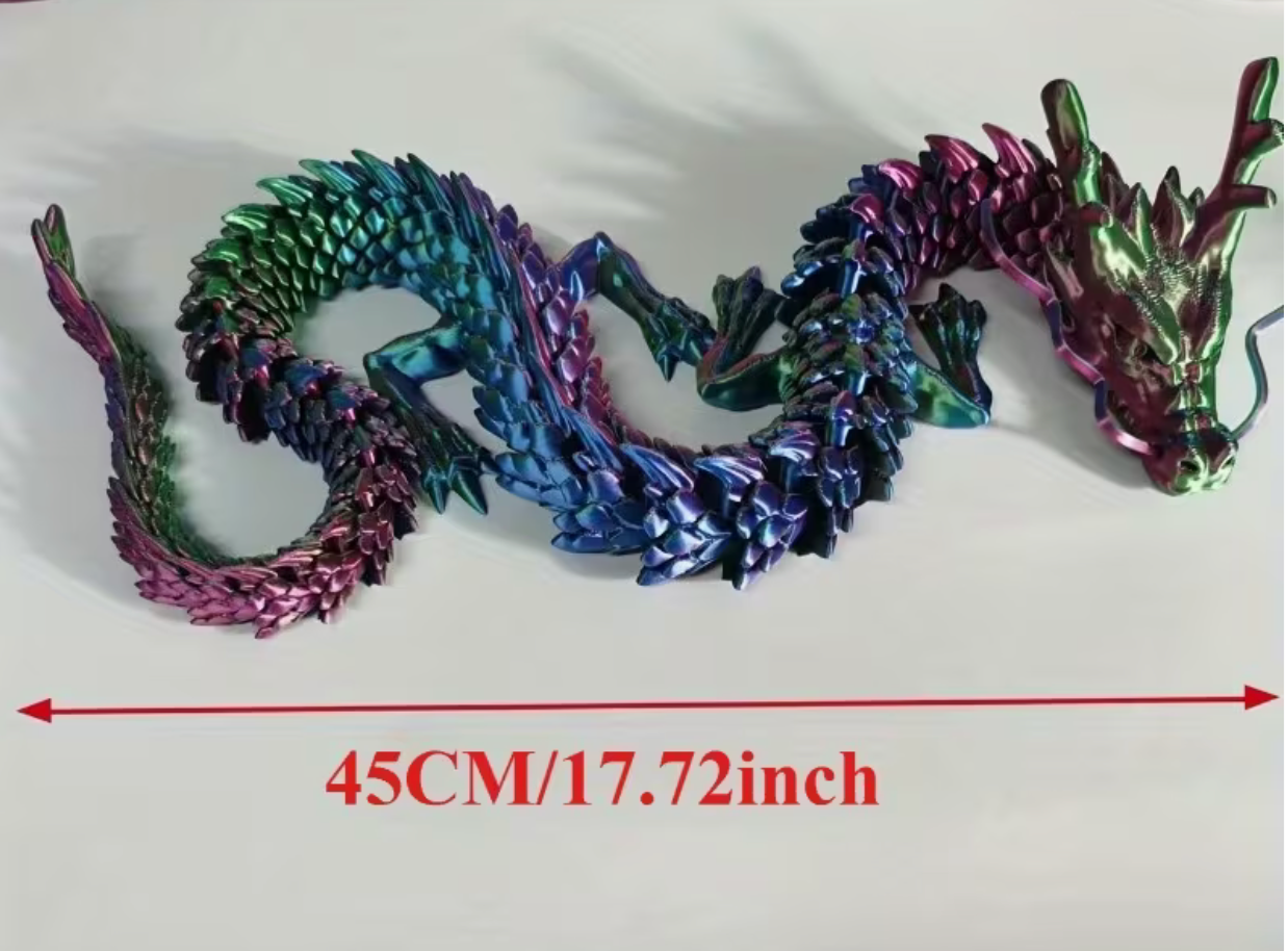 45cm Articulated Dragon – 3D Printed Collectible (Copy)