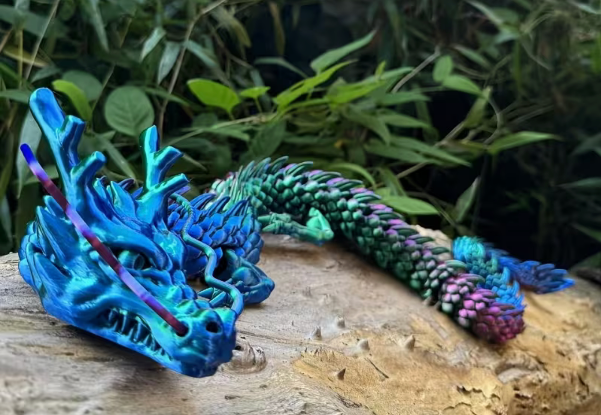 45cm Articulated Dragon – 3D Printed Collectible (Copy)