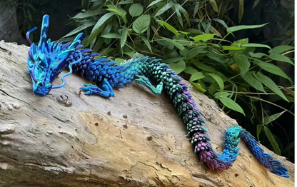 45cm Articulated Dragon – 3D Printed Collectible (Copy)